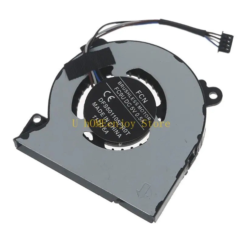 B0KF CPU GPU Fan Laptop Filming para 5V 0,5A 4 pinos Radiator para Elitebook 82
