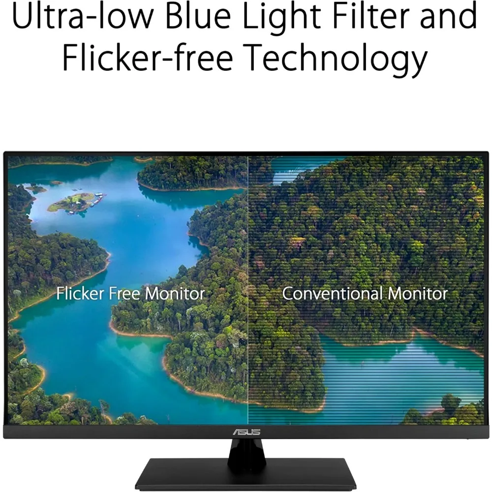 31.5 "4K HDR ดูแลสายตา (VP327Q) - UHD (3840x2160), 99% sRGB, HDR-10, Adaptive-SYNC, ลำโพง, DisplayPort, HDMI