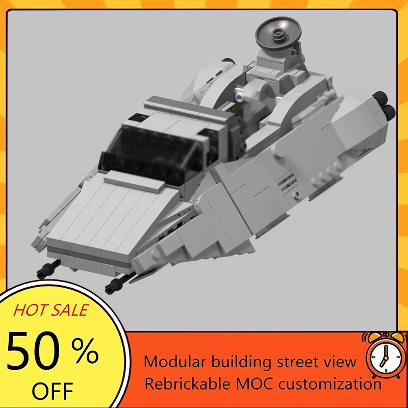 

Набор для сборки модульной модели QH-7R Chariot из 494 деталей по мотивам популярного фильма «Звездные войны», конструктор MOC, технологичный подарок, игрушка для детей на праздники