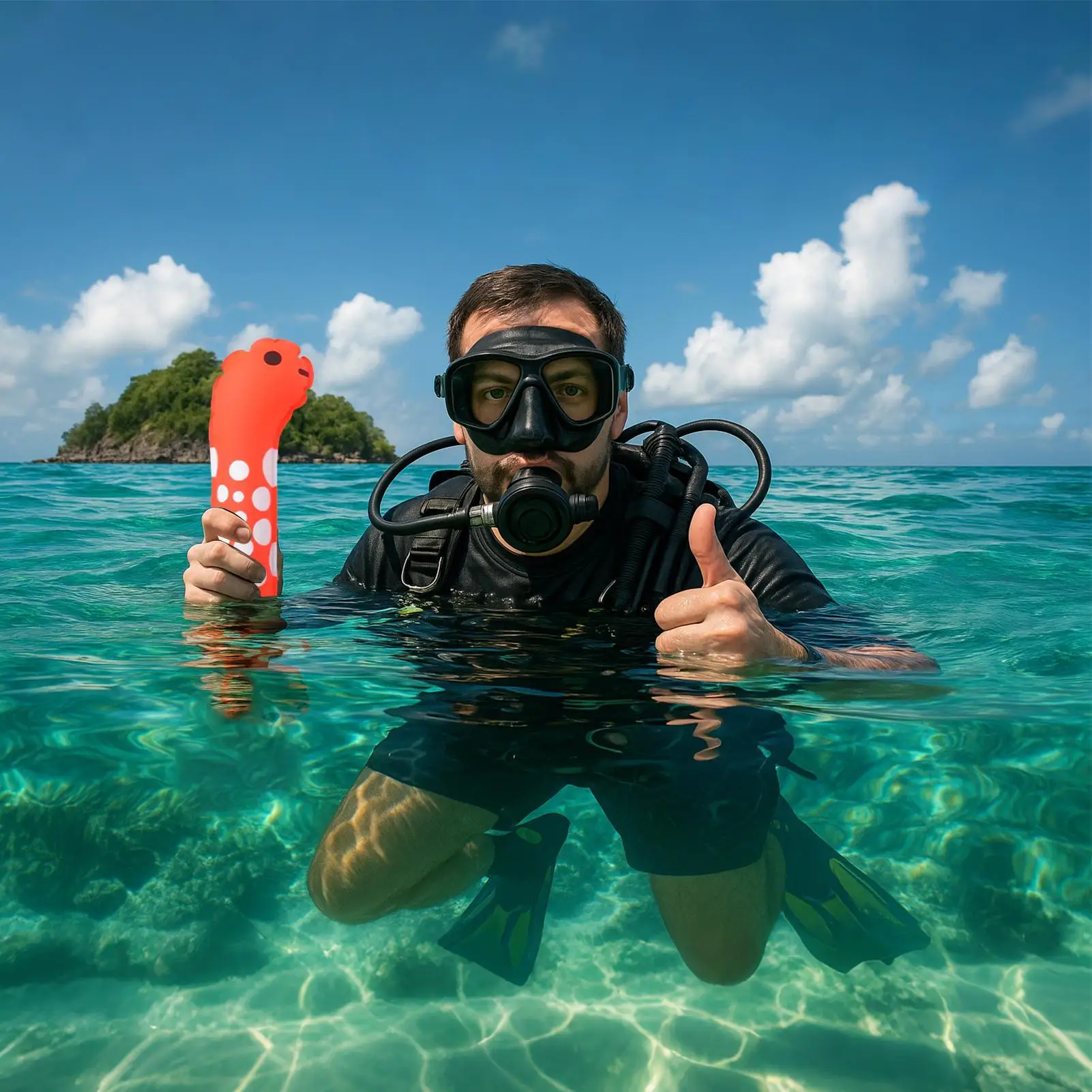 

Надувной складной буй для бассейна, тренажер для дайвинга, безопасные плавучие средства с дизайном в виде мультяшных животных, маркерные буи для рыбалки и плавания в бассейне