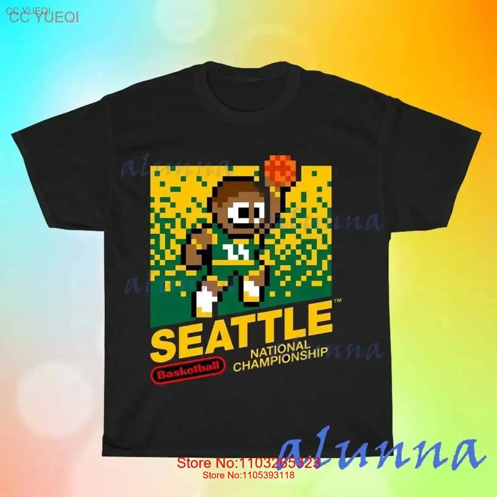 New Hot Seattle Supersonics Logo Men's T Shirt Funny Size S to 5XL vintage Washed Comfortable Top For Everyday Wear Casual