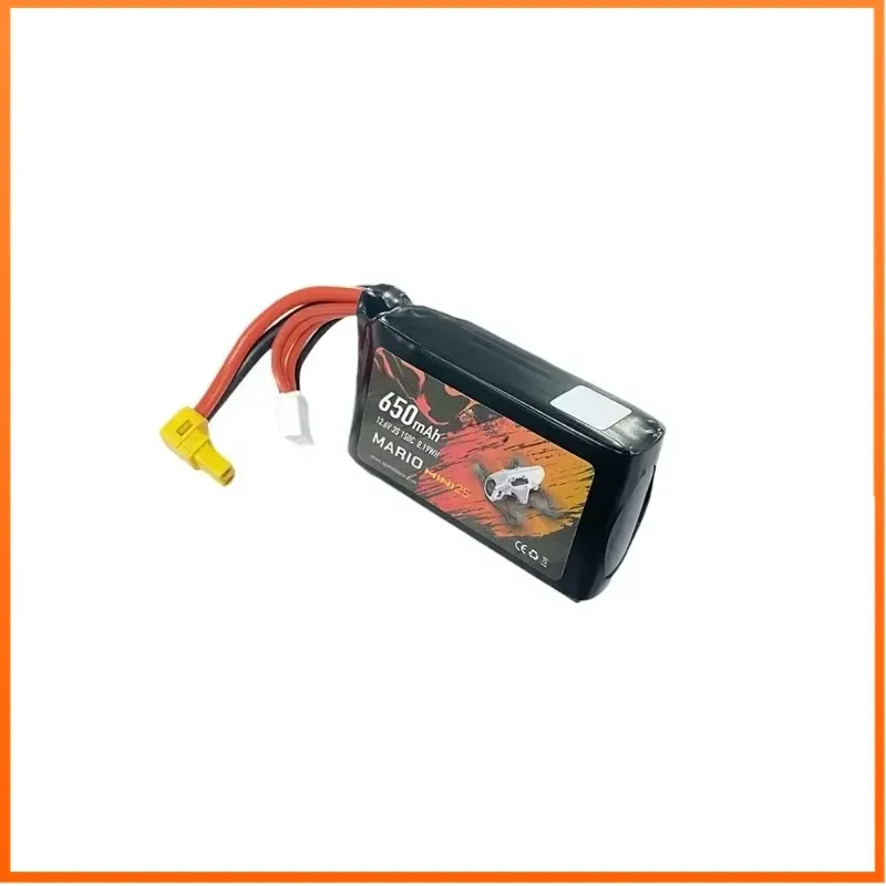 3S 150C 650mAh Drone Li-ion Battery for SpeedyBee Mario Mini25 Big Yellow Dog Co-branded Battery