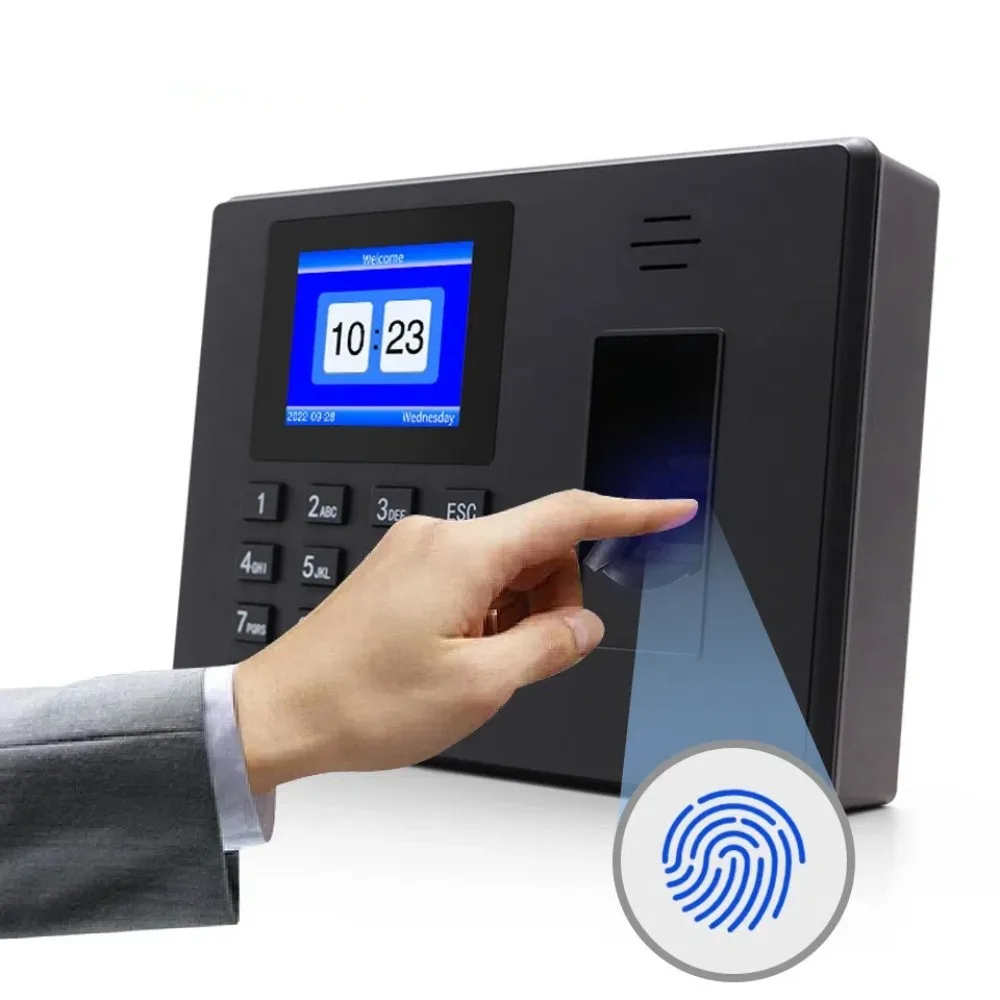 

Multifunctional Fingerprint Attendance Machine Finger Scanning Plastic Fingerprint Time Clock Access Control