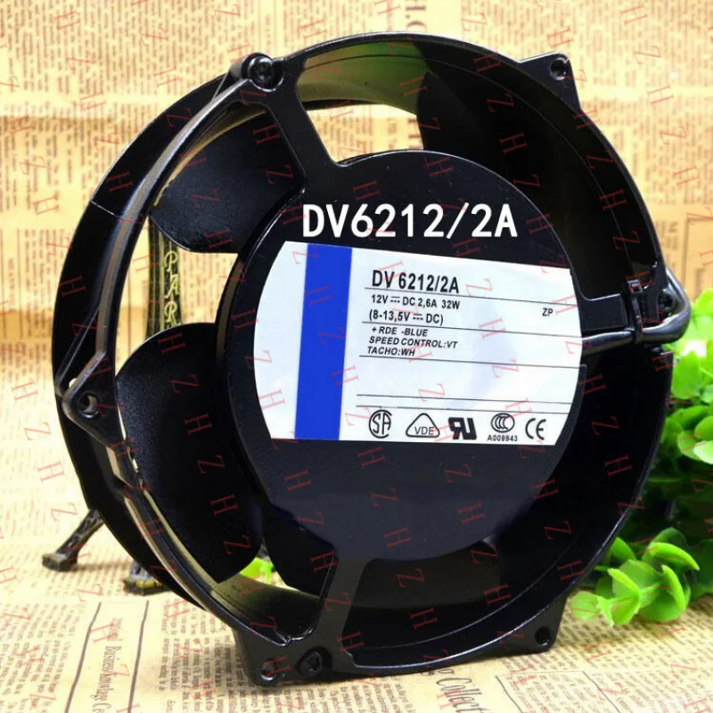 P+  FOR EBMPAP 172x172x51mm 12V 32W DV6212-2A Silent Axial flow fan