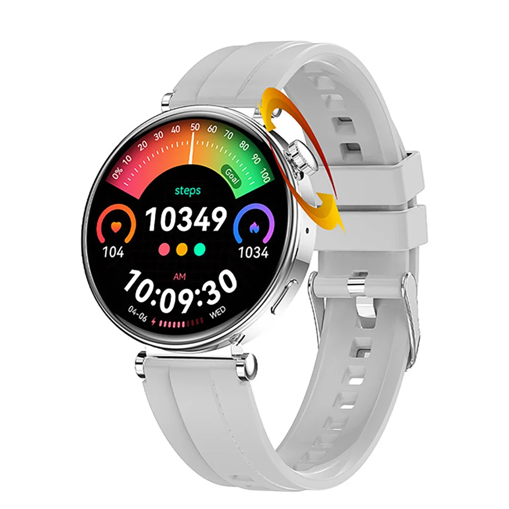 

Fashion Smart Watch Lady 1.32" Amoled Screen BT Call AI Voice Sports Fitness Tracker Smartwatch for Women's Health Management