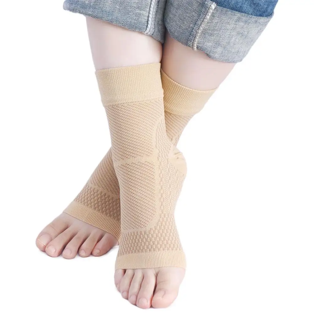 Heel Spur Pain Foot Arch Support Sprained Swollen Ankle Foot Support Compression Sleeve Compression Socks Ankle Brace