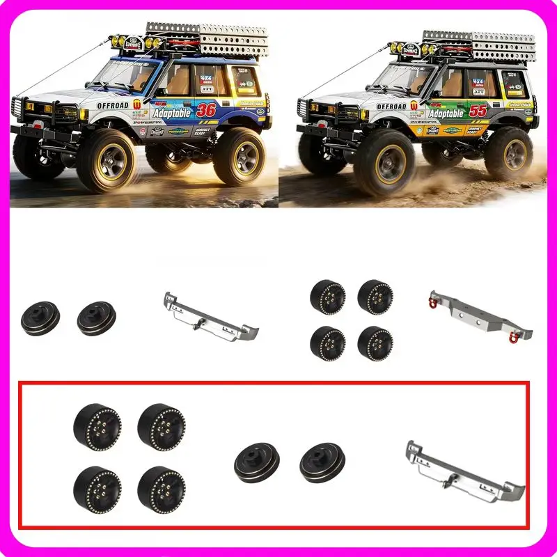

1/18 Lr1801 Vehicle Accessory Simulation Rc Remote Control Vehicle Off-Road Metal Upgrade Accessories Wheel Hub Counterweig
