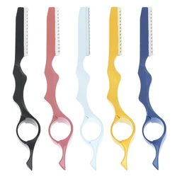 Stainless Steel Sharp Barber Thinning Razors Blade Hair Razors Cut Hair Cutting Thinning Knife Salon Hair Removal Tool C0001A
