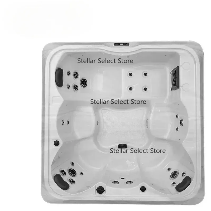 Spa Bath Supply Factory USA Acrylic Control System Material Long Life 6 Person Whirlpool Hot Tub