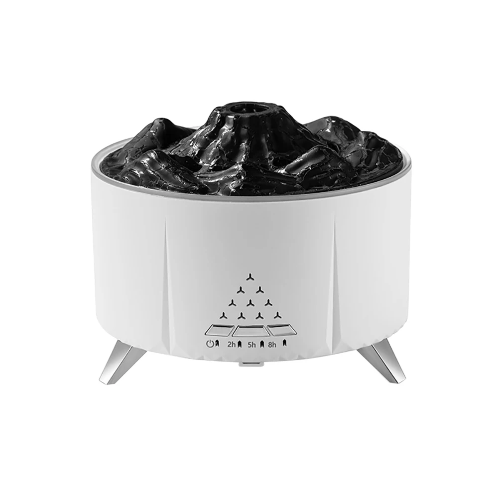 Difusor sem fio do aroma do bluetooth, difusor da fragrância, umidificador simulado da chama, casa audio do escritório