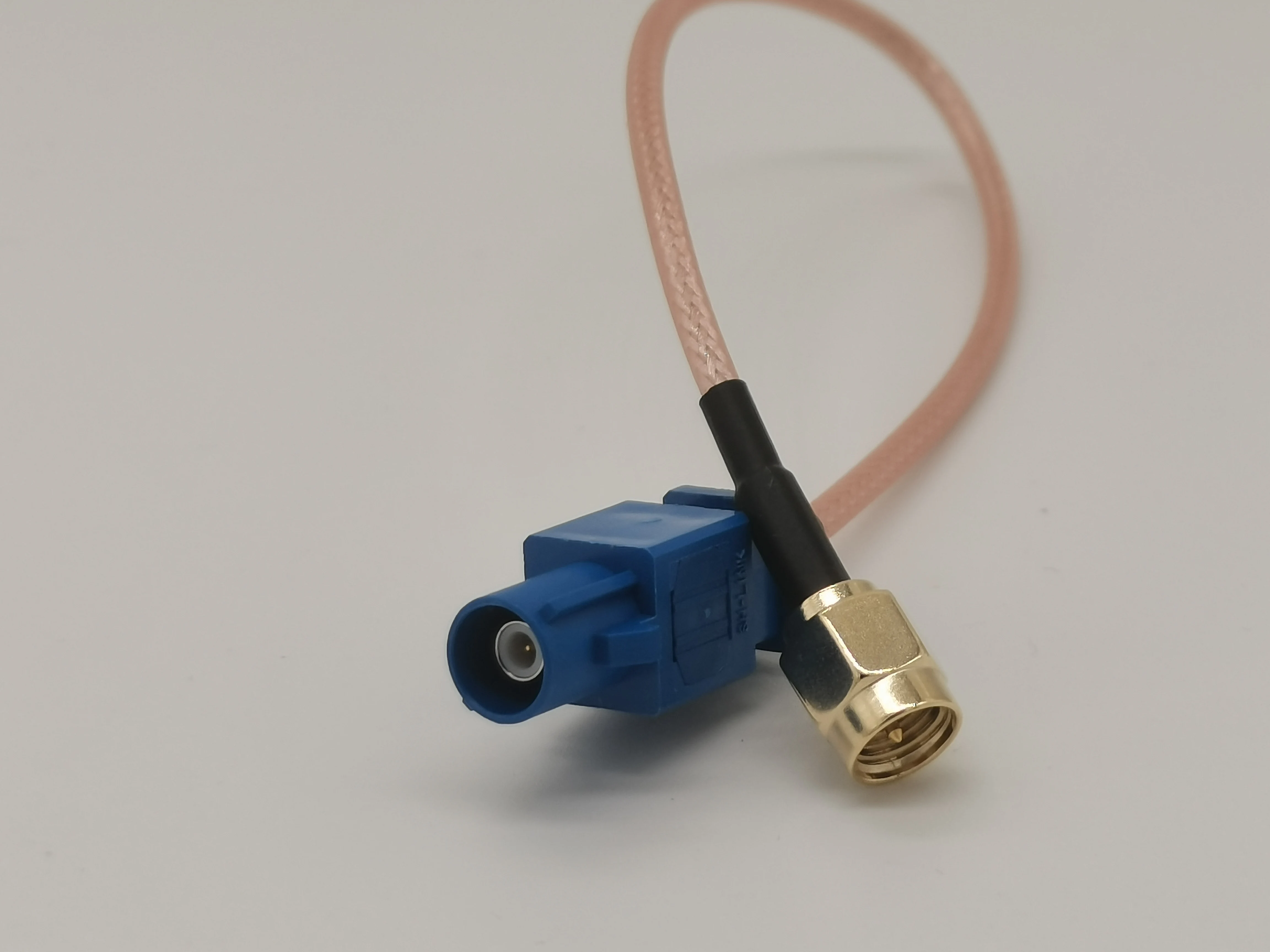 Sma macho para fakra c macho rg316 rg174 gps trança cabo coaxial sma macho anteparo para fakra c fêmea para antena gps cabo de rádio automático