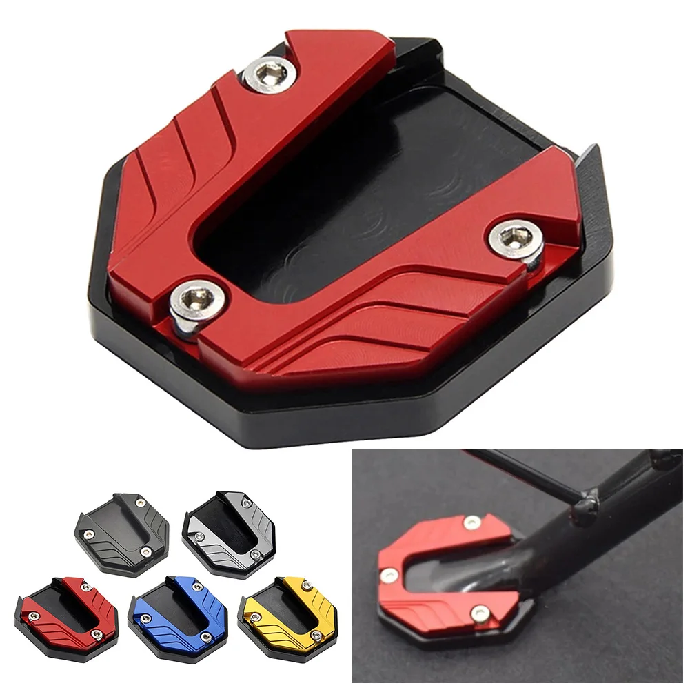 Motorcycle Kickstand Extender Foot Side Stand Extension Pad Support Plate Universal For Harley Honda Yamaha Kawasaki For Suzuki