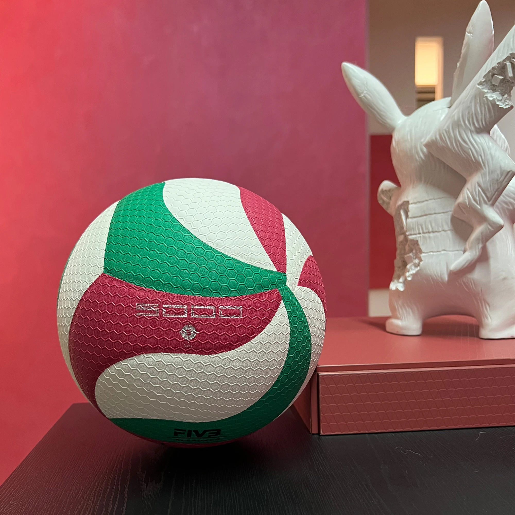 1 pelota de voleibol de tamaño estándar premium 5, duradera, de alta calidad y tamaño oficial para competiciones en interiores y exteriores, entrenamiento,