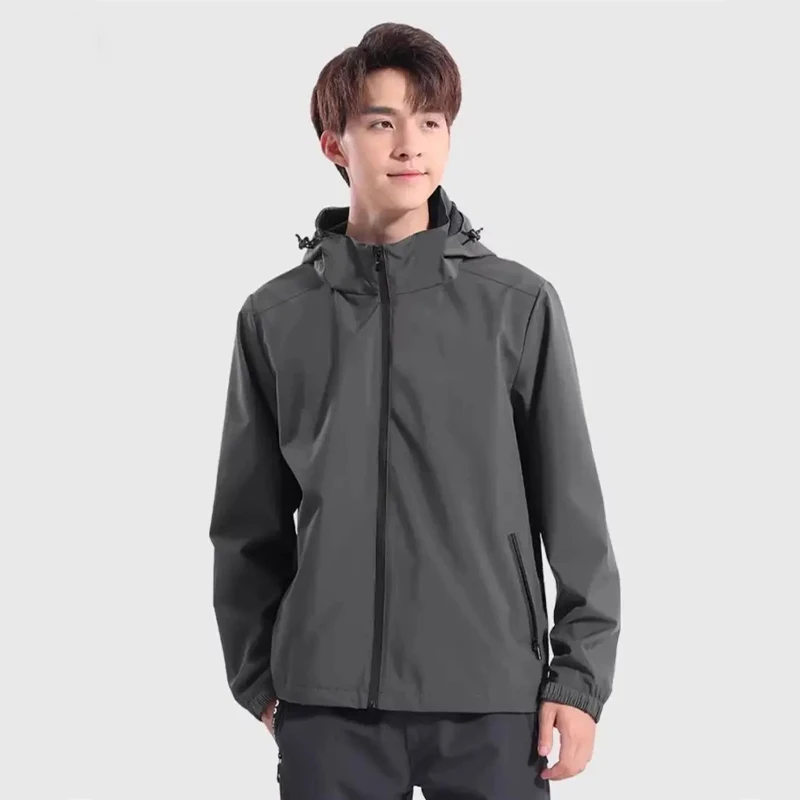 Chaqueta deportiva para hombre, gabardina a prueba de viento, impermeable, chaqueta impermeable para otoño e invierno, traje de entrenamiento para correr y ciclismo