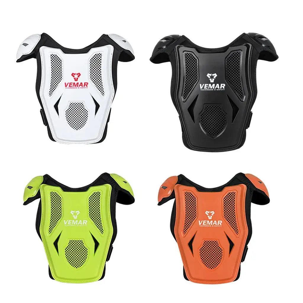 Kids Motorcycle Armor Easy to Wear Chest Protector Motocross Gear for Skiing Motorbike Skateboard Outdoor Sports Children view 3