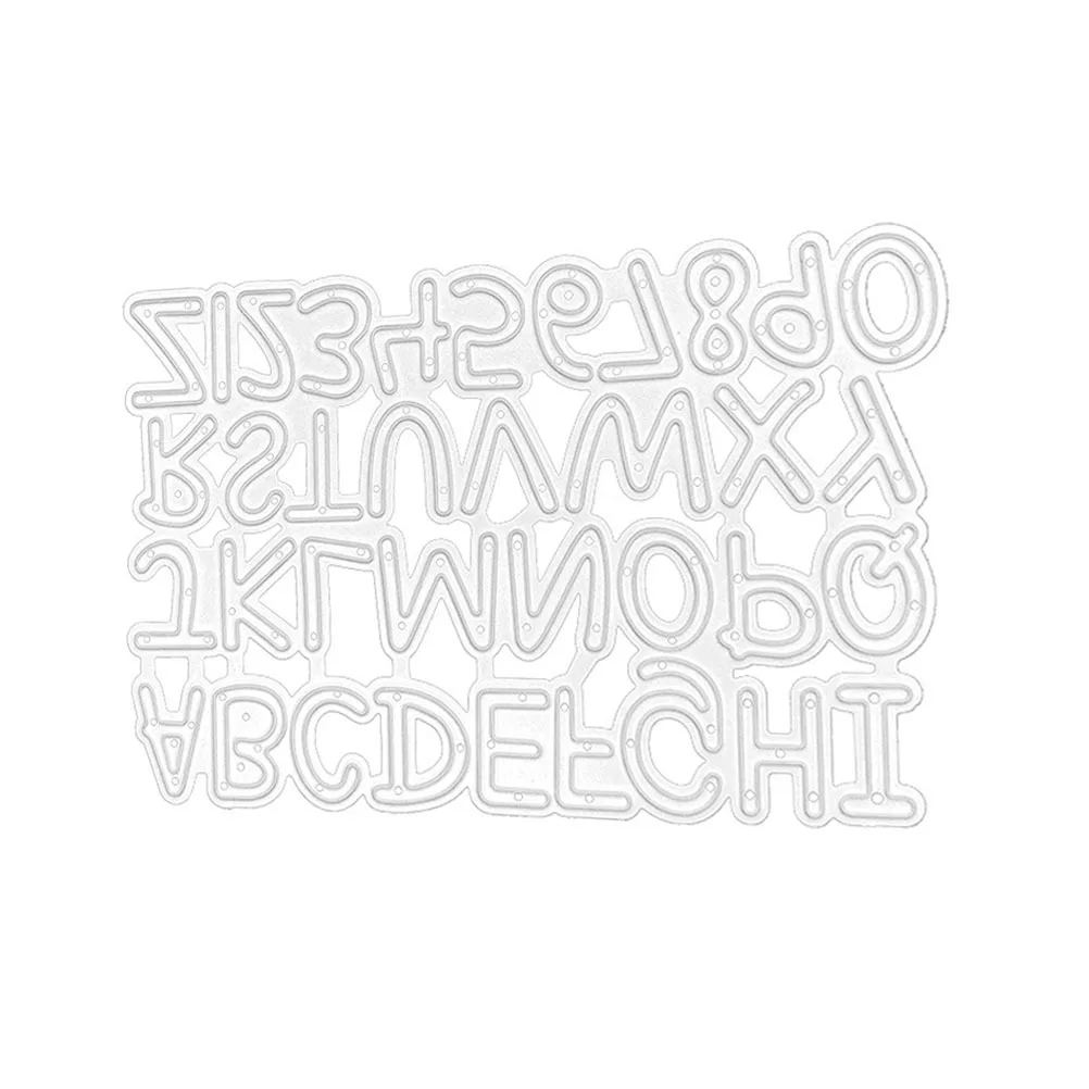 

Alphabet Cutting Dies Carbon Steel Diy Craft Stencil English Letter Shape For Embossing Handmade Tool Kids Learning Set