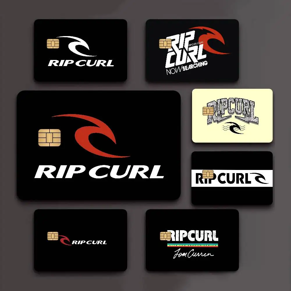 Pegatinas de piel para tarjetas de crédito con logotipo de dibujos animados R-Rip C-Curl, pegatinas para tarjetas bancarias, tarjetas de autobús y metro, impermeables, regalo para mujeres
