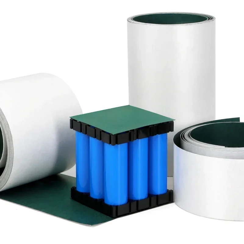 1/3/5M Larghezza 25 ~ 500mm 18650 Guarnizione isolante Carta d'orzo con colla adesiva Batteria agli ioni di litio Elettrodo cellulare Cuscinetti isolati