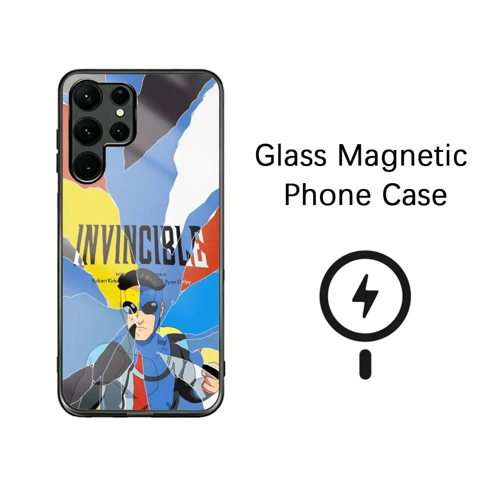 Hot cool game Invincible 4 Phone Case For Samsung S26 S25 S24 S23 S22 S21 S20 Plus Ultra Note20 Glass Magnetic Case