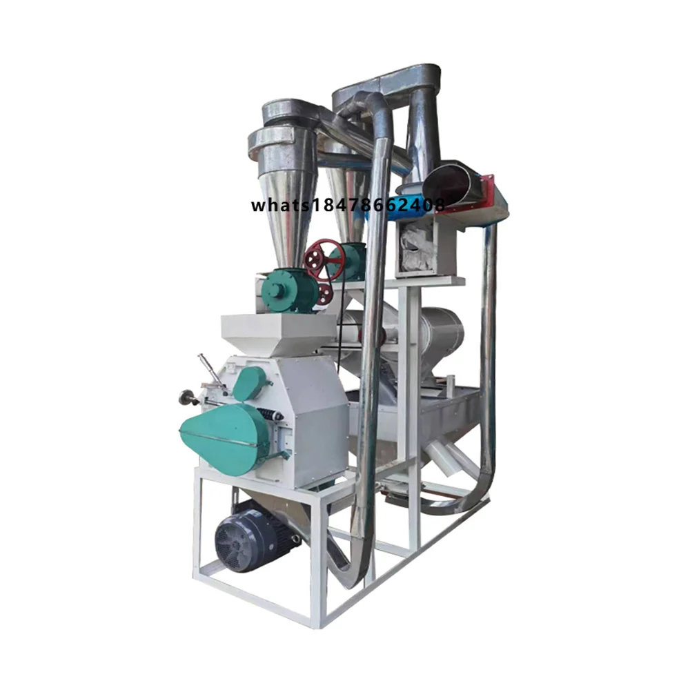 Flour Milling Machinery Grain Corn Crusher Maize Grinding Milling Machine Animal Feed Mixer Corn Mill Grain Grinder Machine