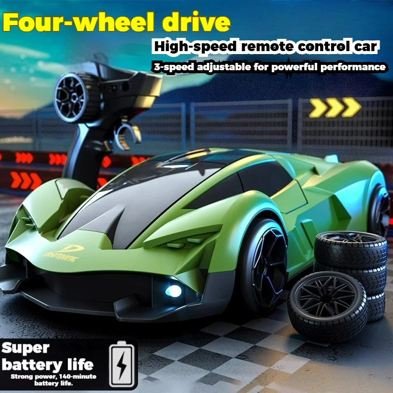 

1:24 4WD High-Speed 2.4G RC Drift Car,3 Speed Modes & Anti-Collision, Easy Stable Control for Kids, #1 Christmas Gift for Kids