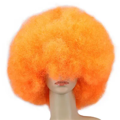 Afro Wigs for Black Women Men Wear and Go Wig Curly Afro Puff Synthetic Wigs for Party Halloween Costume Chirstmas