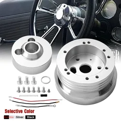 Car 5 & 6 Hole Billet Steering Wheel Hub Adapter Steering Wheel Polished Hub Adapter For Chevrolet Car Modification Accessories