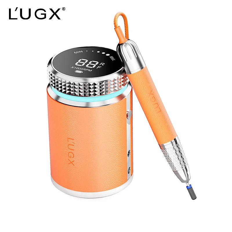 LUGX Waterproof Brushless Motor 35000RPM High Speed Dustproof Manicure Machine Professional Portable Electric Nail Drill Machine