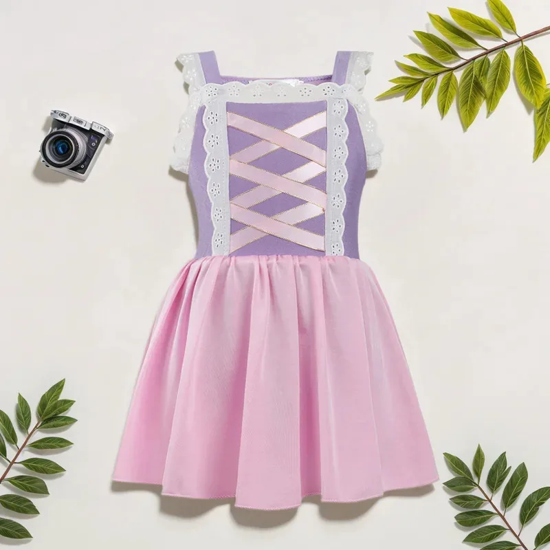 New girl swimsuit Elsa Role Playing Costume Children's Girl Beachwear Bikini Set Outdoor Casual Jasmine Children's Swimsuit