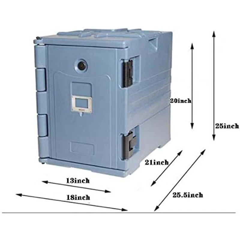 حامل طعام معزول محمول قابل للتوسيع، حاويات تسخين الأطباق الحرارية الساخنة والباردة