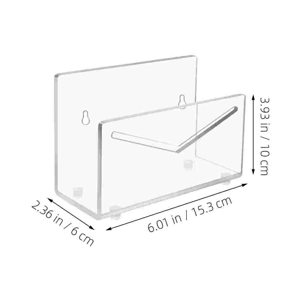 2 pçs pasta de mesa cartão postal display claro arquivo de parede titular organizador para escritório suportes de correio máquina de classificação