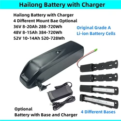 24v 36v 48v 52v Hailong Electric Bike Bicycle batteries 10ah 10.4ah 11.6ah 12ah 13ah 14ah 15ah 16ah 17ah 17.5ah Ebike Battery