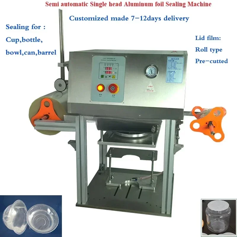 Hot sales Can Be Customized 6 Holes Manual  Aluminum Coffee Capsules Heat Sealing Machine