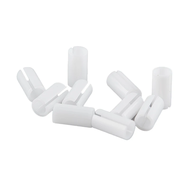 10Pcs 7mm Fiber Optic Laser Sleeve Visual Fault Locator Ceramic Tube Replacement Repair Accessories