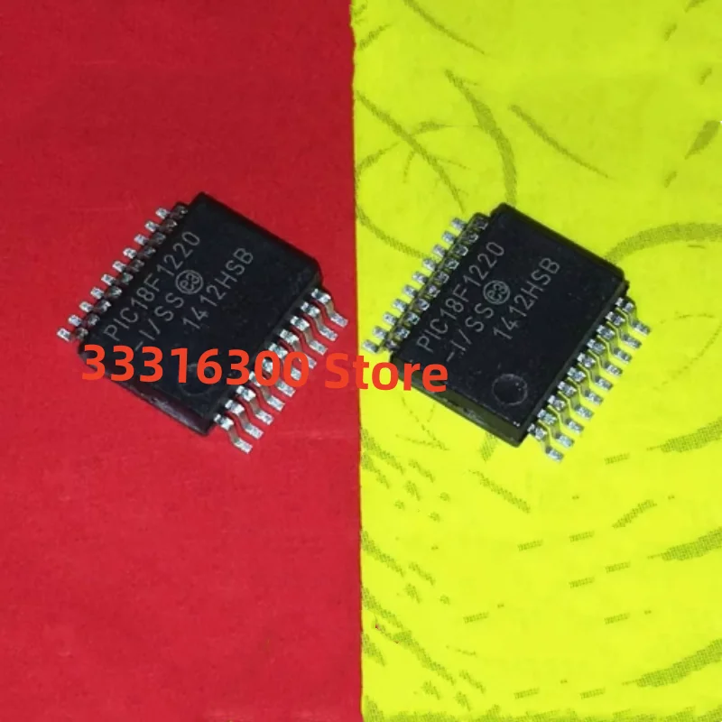 10PCS New PIC18F1220-I/SS  SSOP20  Microcontroller chip IC