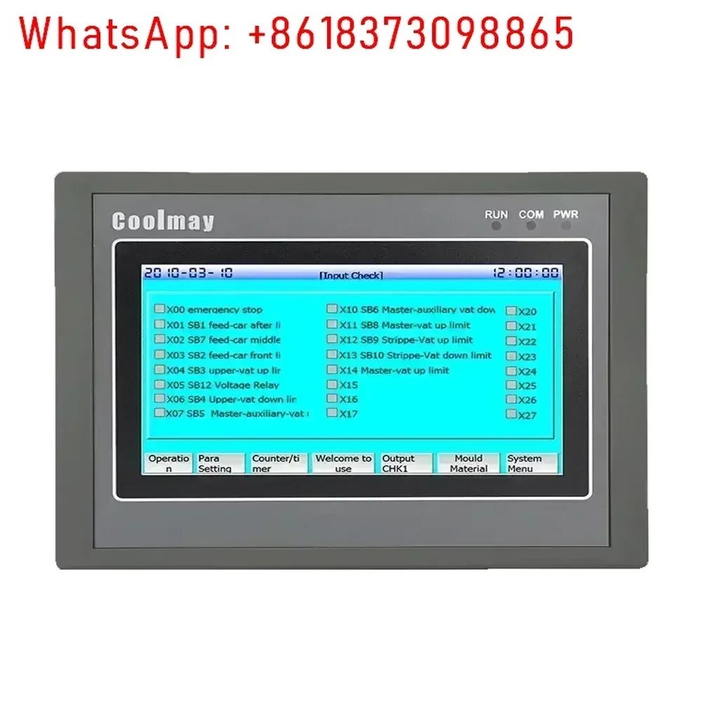 Coolmay PLC HMI MX3G 70C 40C 50C C40 All in One Integrated Ethernet Compatible FX3G/FX3U/FX3S Support MODBUS RS485 GX Works2