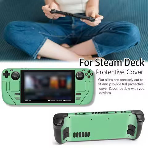 Vinyl Skin for Steam Deck Console Full Set Protective Decal Wrapping Cover For Valve Console Premium Stickers