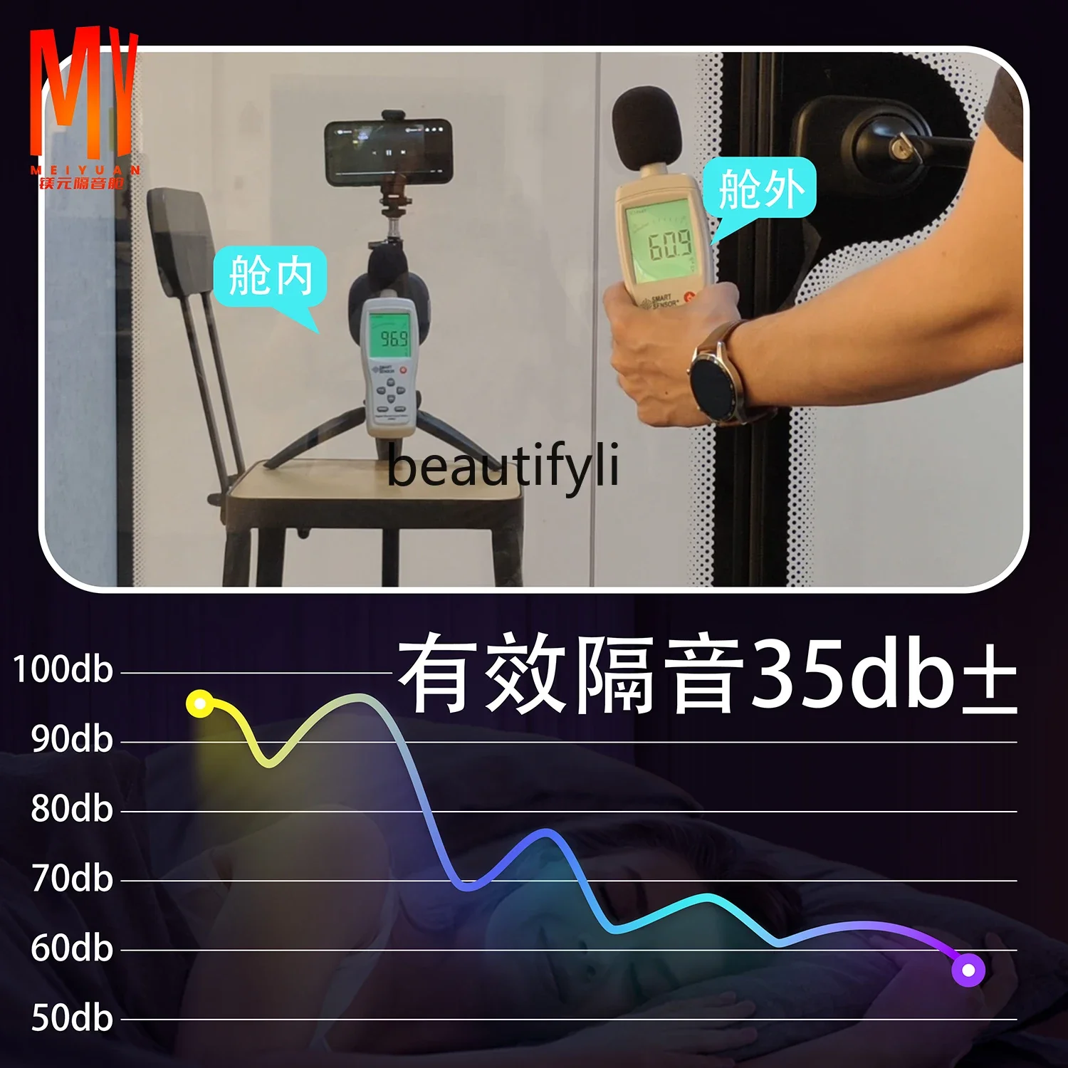 مقصورة عازلة للصوت مفككة A56، غرفة اجتماعات مكتبية مشتركة، غرفة تفاوض صامتة، مكتب متعدد الوظائف