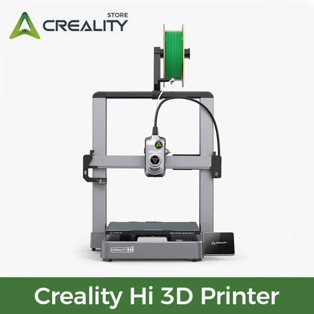 

Creality Hi 3D Printer with Max 500 Mm/s Fast Print Speed Dual Lead Screws Auto Bed Leveling All-metal Body Metal Extruder