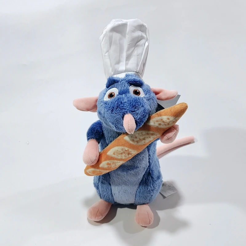 

Disney Gourmet Mobilization 33 см Кулинарная мышь King Chef Remy Mouse Плюшевая игрушка Кукла Кукла Детский компаньон Фестивальный подарок
