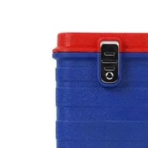 Welding Electrode Storage Bucket 4KG Capacity PP ABS Material For 300-350mm Rods Insulation Container With Single Handed Lid