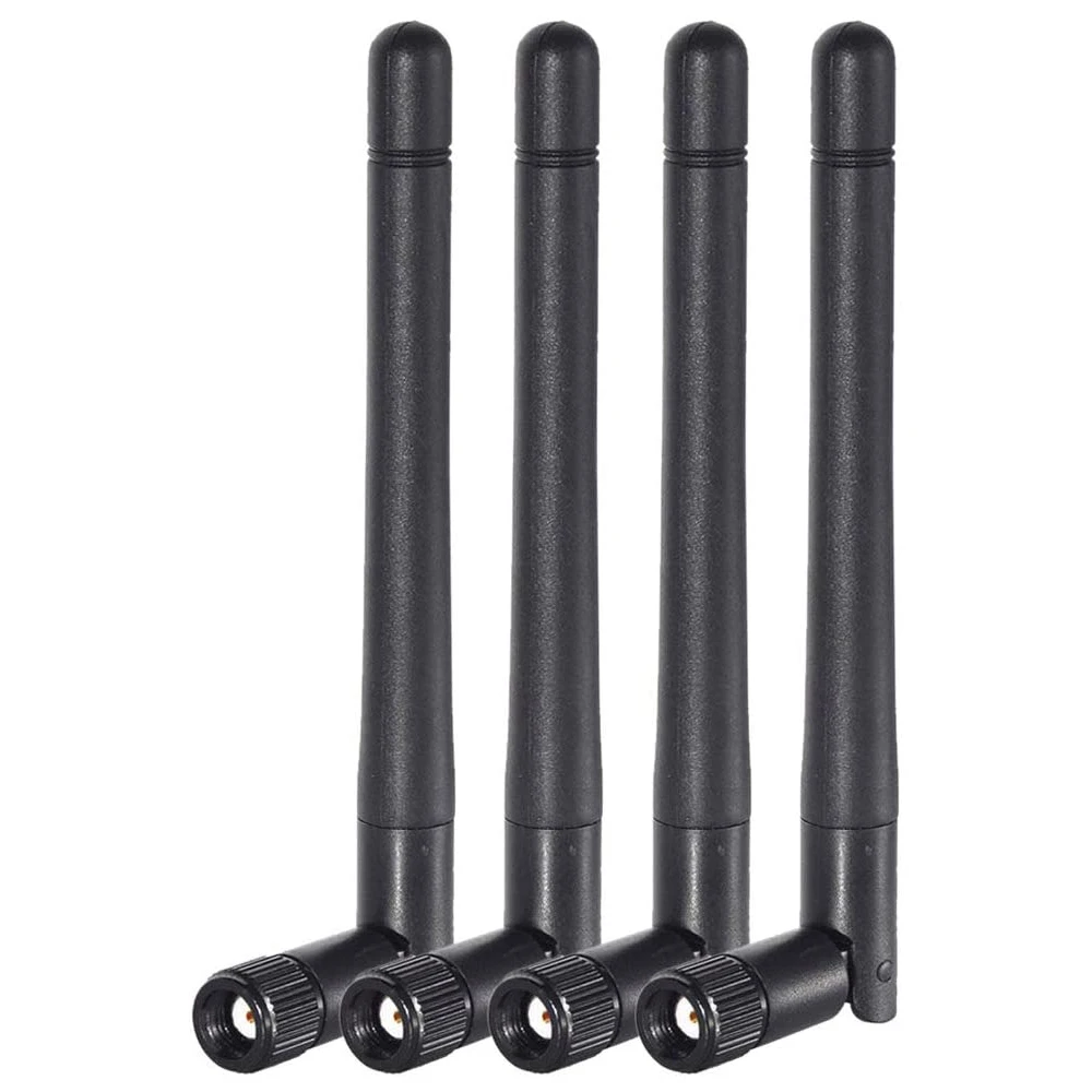 Dual Band WiFi 2.4GHz 5GHz 5.8GHz 3dBi MIMO RP-SMA Male Antenna for WiFi Router Wireless Network Card USB Adapter Security IP
