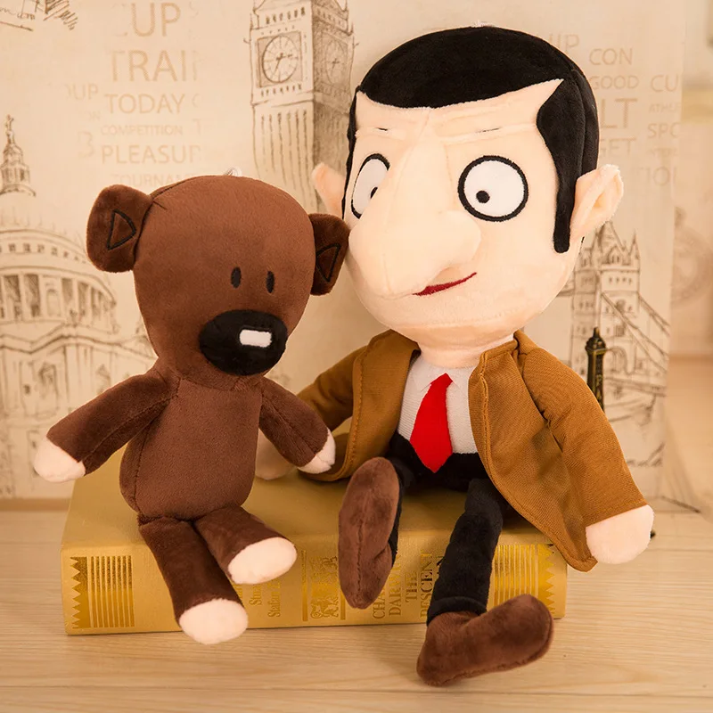 Fun Mr Bean Teddy Bear Plush Toy Comedy Cartoon Movie Figure Cute Animal Baby Stuffed Doll Mini Pillow Decor Soft Children Gifts