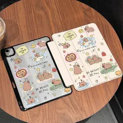 For iPad Air 6 Case With Pencil Holder Cover Ipad Air 5 4 10.9 Pro 11 2nd 3rd 4th iPad 10.2 8th 9th Funda Shockproof Cover