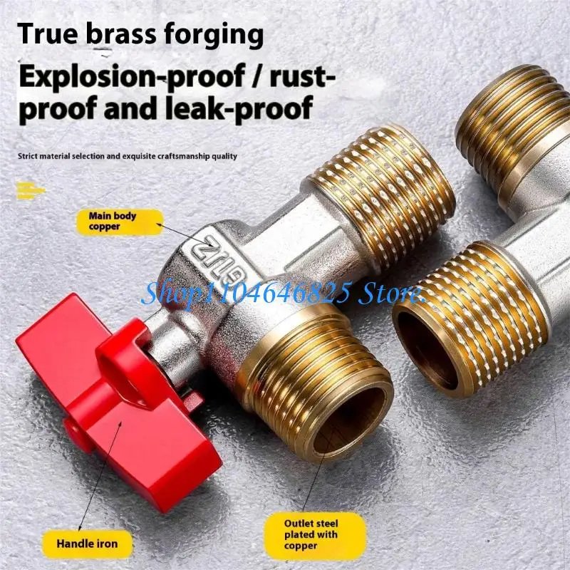 

Water Shut Off Valves 1/2inch Turn Stop Valves for Hot/Cold Water Systems