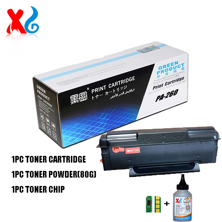 PA260 PA-260 With Chip Toner Cartridge For PANTUM P2506DW M6600 M6600W 1600pages