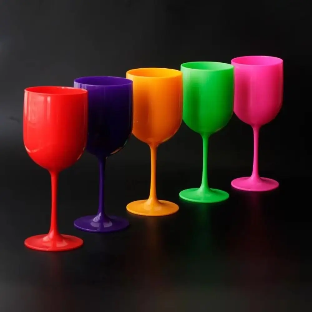 Durable PP Plastic Material Champagne Flutes Dishwasher-safe Flute Shape Plastic Wine Glasses Champagne Glasses Party Supplies