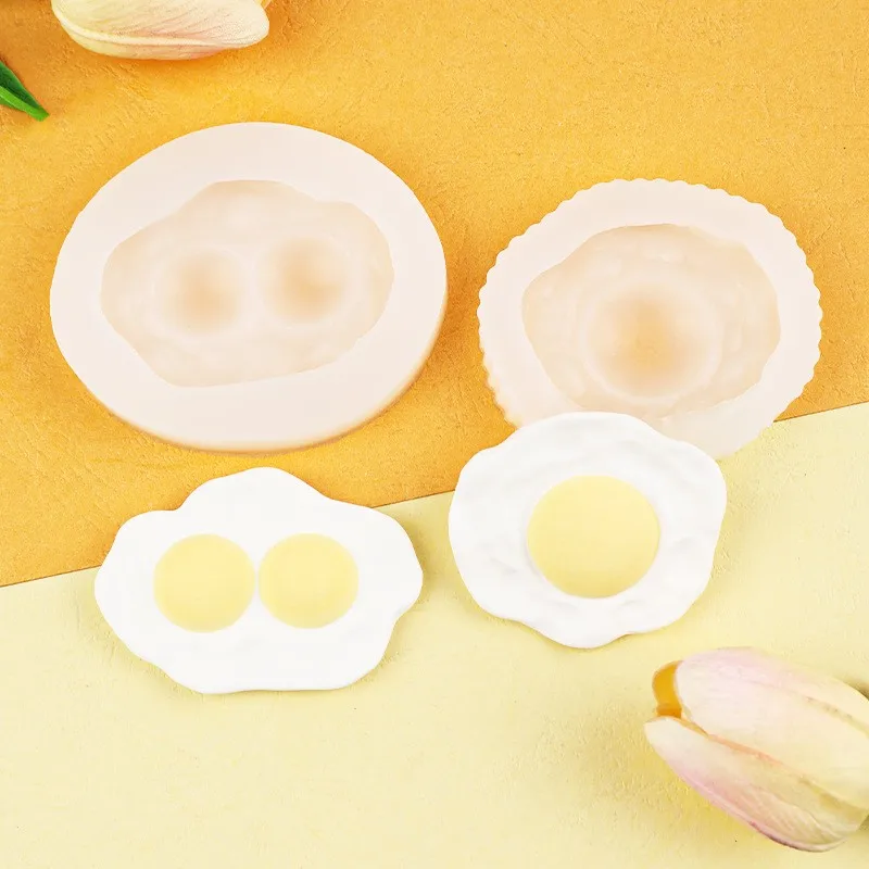 DIY Simulated Food Silicone Mold 3D Noodle Egg Candle Candle Epoxy Resin Molds Handmade Crafts Aromatherapy Making Accessories