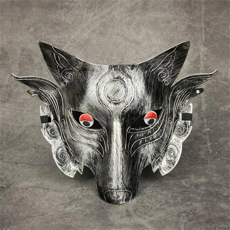 Wolf Head Mask Realistic Appearance Used For Decoration Party Masks Halloween Dress Up Safe And Durable American Animal Masks