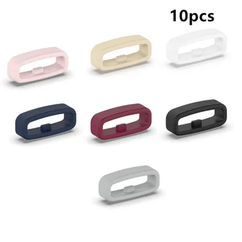 10 pz cinturino in gomma cinturino Keeper Loop supporto di sicurezza anello di fermo 18mm 20mm 22mm per Samsung Garmin Xiaomi Huawei Amazfit